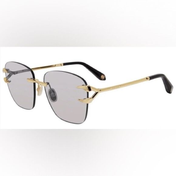 Roberto Cavalli 022 Photochromic Gold and Gray Sunglasses - Picture 2 of 2